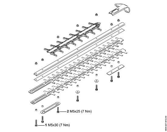 Cortasetos con acumulador (HSA) HSA 94 R Pares de apriete de la marca Stihl