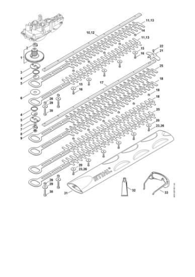 Imagen de Caja reductora, Dispositivo de corte HSE 42