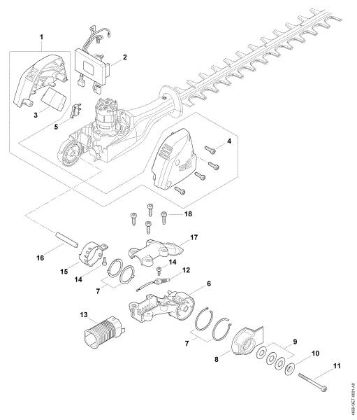 Imagen de Carcasa del motor, Mádulo electránico HLA 86