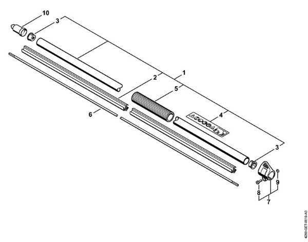Cortasetos de altura (HL) HL 100 Vástago HL 100 de la marca Stihl