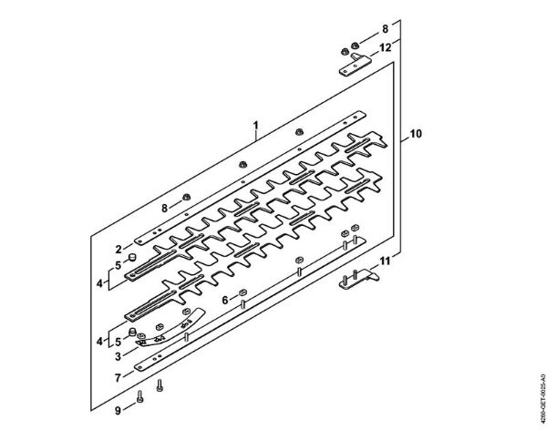 Cortasetos de altura (HL) HL 100 K Cuchilla 0Â°, 30Â°, 0Â° - 90Â° (24.2005) de la marca Stihl