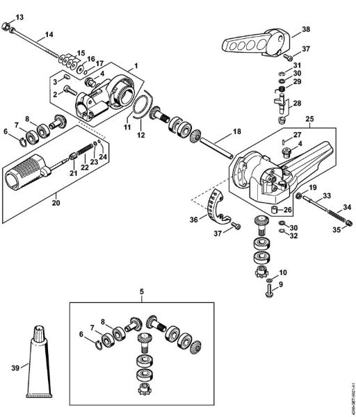 Cortasetos de altura (HL) HL 100 K Engranaje acodado ajustable en 135Â° de la marca Stihl