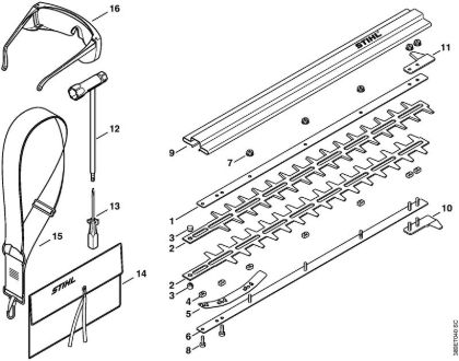 Cortasetos de altura (HL) HL 75 Cuchilla, Herramientas de la marca Stihl