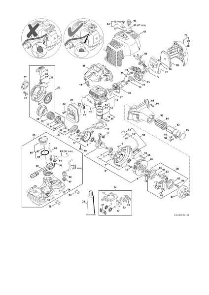 Imagen de Piezas motrices hasta el námero de máquina 514399784 HL 91 KC-E