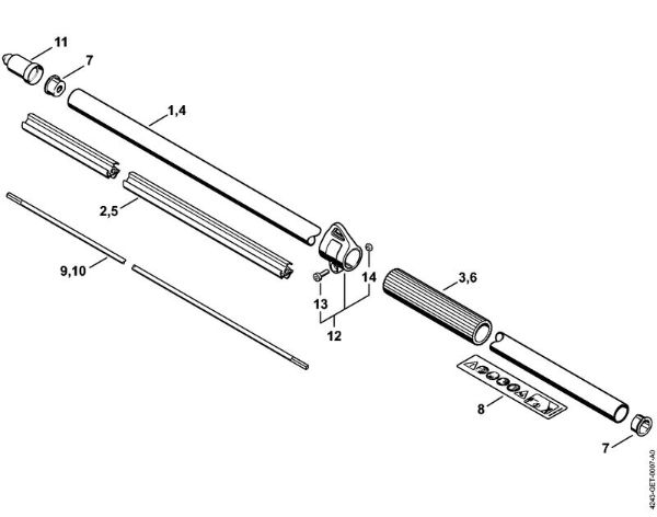 Cortasetos de altura (HL) HL 92 KC-E Vástago de la marca Stihl