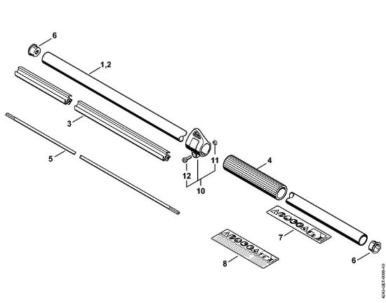 Cortasetos de altura (HL) HL 94 C-E Vástago HL 94, HL 94 C de la marca Stihl