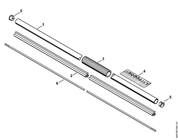 Cortasetos de altura (HL) HL 94 KC-E Vástago HL 94 K de la marca Stihl