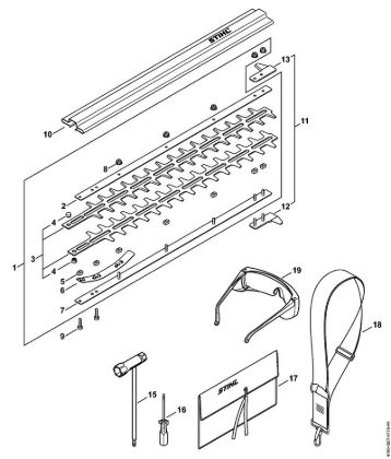 Cortasetos de altura (HL) HL 95 Cuchilla, Herramientas de la marca Stihl