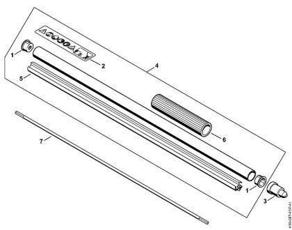 Cortasetos de altura (HL) HL 95 K Vástago HL 95 K de la marca Stihl