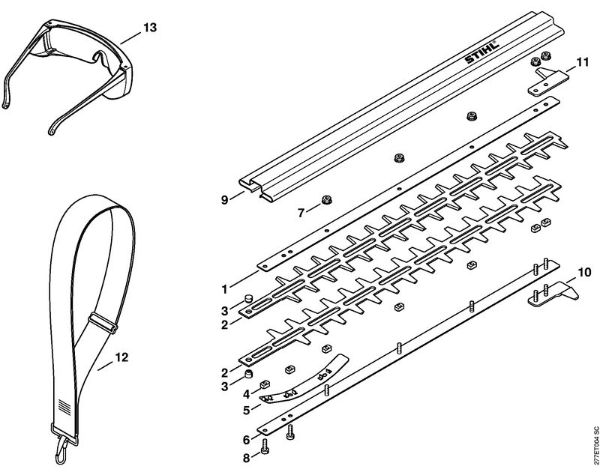 Cortasetos de altura eléctrico (HLE) HLE 71 Cuchilla, Accesorios extra de la marca Stihl