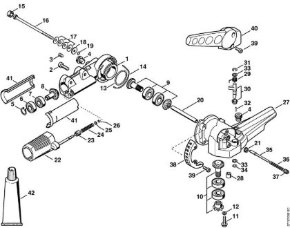 Cortasetos de altura eléctrico (HLE) HLE 71 Engranaje acodado ajustable en 125Â° de la marca Stihl