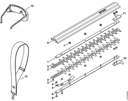 Cortasetos de altura eléctrico (HLE) HLE 71 K Cuchilla, Accesorios extra de la marca Stihl