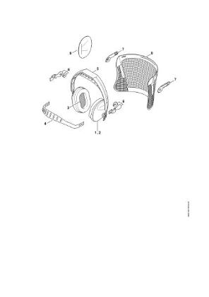 Imagen de Combinacián de protector para la cara - para los oà­dos rejilla de nylon -0504 Combinacion de protector para la cara/para los oí­dos, rejilla de nylon