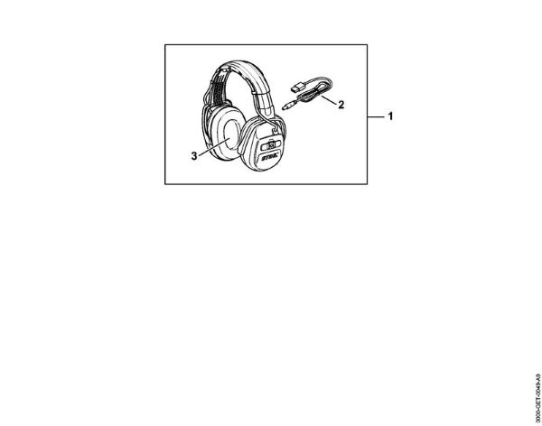 Protectores de la cara y protectores para los oí­dos Estribo de protección para los oí­dos DYNAMIC Sound Diadema con protector de oí­dos DYNAMIC BT de la marca Stihl
