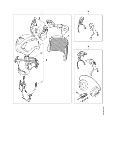 Imagen de Juegos de proteccián para la cabeza ADVANCE X-Climb Juegos de proteccion para la cabeza ADVANCE X-Climb