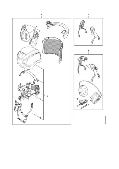 Imagen de Juegos de proteccián para la cabeza ADVANCE X-Climb Juegos de proteccion para la cabeza ADVANCE X-Climb ME