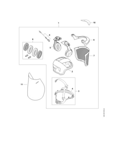 Imagen de Juegos de proteccián para la cabeza ADVA Juegos de proteccion para la cabeza ADVANCE X-Vent ProCOM