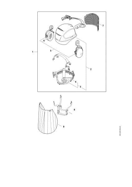 Imagen de Juego de proteccián para la cabeza DYNAMIC Ergo Juegos de proteccion para la cabeza DYNAMIC Ergo
