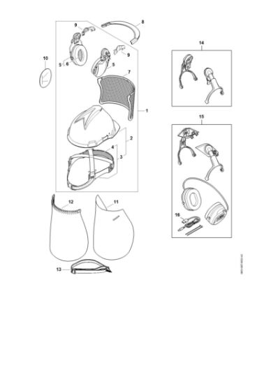 Imagen de Juego de proteccián para la cabeza FUNCTION Universal Juegos de proteccion para la cabeza FUNCTION Universal