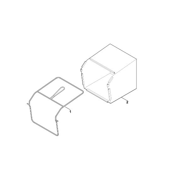 Imagen de F - Saco recogedor de hierba RLE 240.0