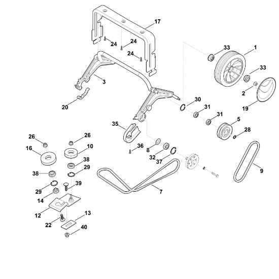 Imagen de E - Eje trasero, Accionamiento RL 540.0