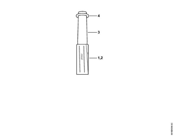 Herramientas manuales Cuña de talado y separación 980 g Cuóa de talar de la marca Stihl