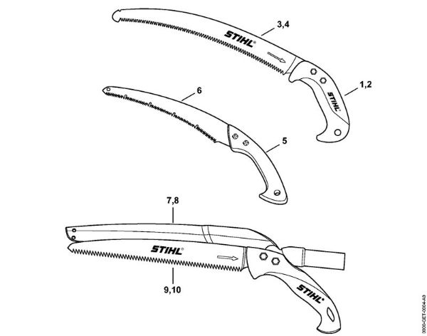 Herramientas manuales Sierra de ramas PR 27 C Sierra para ramas de la marca Stihl