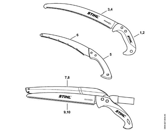 Herramientas manuales Sierra de ramas PR 32 CW Sierra para ramas de la marca Stihl