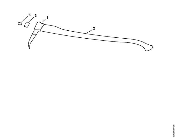 Herramientas manuales Zapa ligera Zapa ligera de la marca Stihl