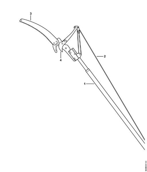 Tijeras Tijera con accioamiento de cuerda Tijera con accioamiento de cuerda de la marca Stihl