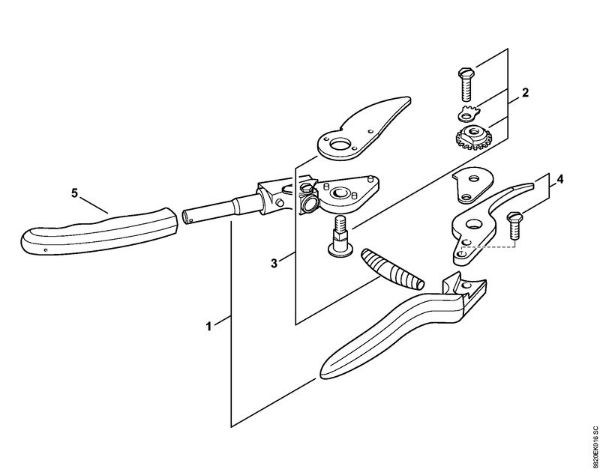 Tijeras Tijera de jardinero F12 Tijera de jardinero F12 de la marca Stihl