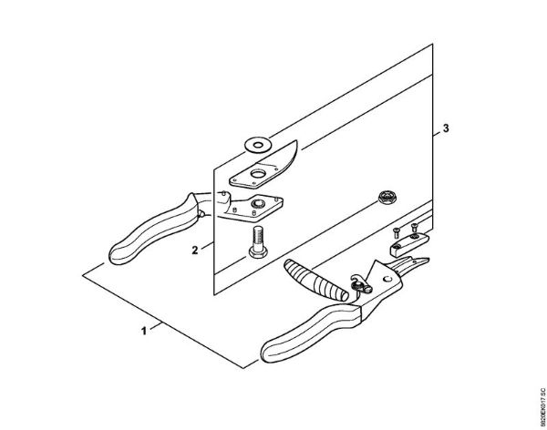 Tijeras Tijera de jardinero F31 Tijera de jardinero F31 de la marca Stihl