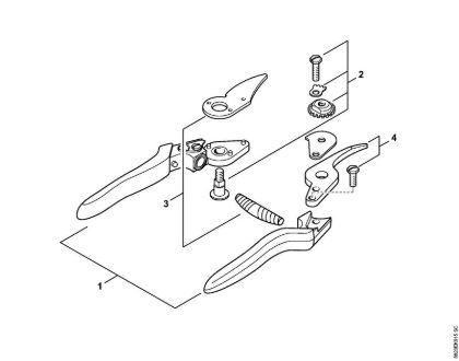 Tijeras Tijera de jardinero F8 Tijera de jardinero F8 de la marca Stihl