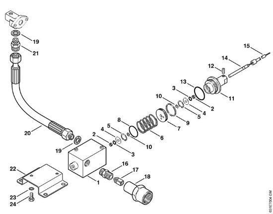 Limpiadora de alta presión a gasolina (RB) RB 301 Regulación del níºmero de revoluciones de la marca Stihl