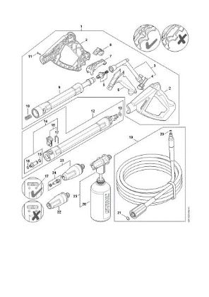 Imagen de Pistola, Tubo para pulverizar RE 100