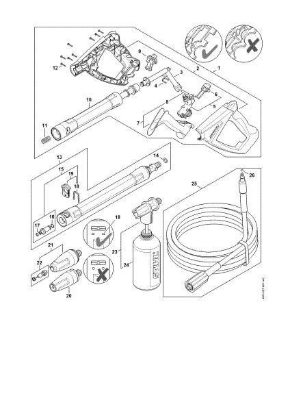 Imagen de Pistola, Tubo para pulverizar RE 100