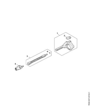 Imagen de Pistola, Tubo para pulverizar RE 100.0 PLUS CONTROL