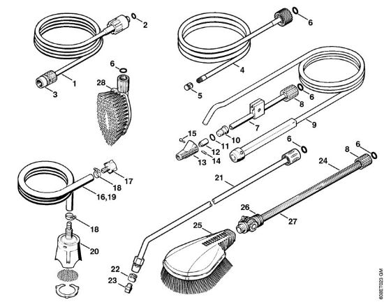 Limpiadora eléctrica de alta presión (RE) RE 101 K Herramientas, Accesorios extra de la marca Stihl