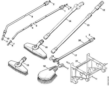 Limpiadora eléctrica de alta presión (RE) RE 102 K Herramientas, Accesorios extra de la marca Stihl