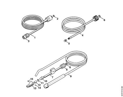 Limpiadora eléctrica de alta presión (RE) RE 104 KM Herramientas, Accesorios extra de la marca Stihl