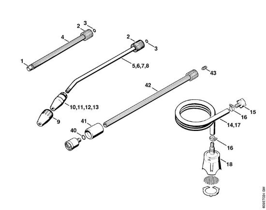 Limpiadora eléctrica de alta presión (RE) RE 106 K Herramientas, Accesorios extra de la marca Stihl