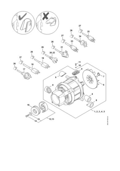 Imagen de Motor eláctrico, Cable de conexián RE 110