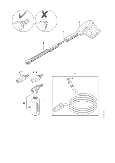 Imagen de Pistola, Tubo para pulverizar RE 110