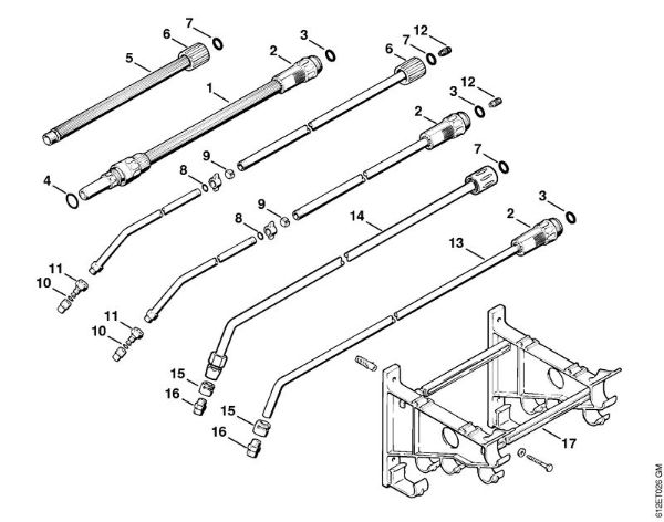 Limpiadora eléctrica de alta presión (RE) RE 110 K Herramientas, Accesorios extra de la marca Stihl