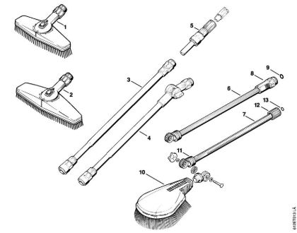 Limpiadora eléctrica de alta presión (RE) RE 110 K Herramientas, Accesorios extra de la marca Stihl