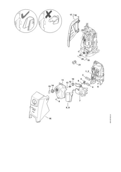 Imagen de Conduccián de aire, Cubierta, Caja del interruptor RE 110 PLUS