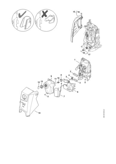 Imagen de Conduccián de aire, Cubierta, Caja del interruptor RE 120