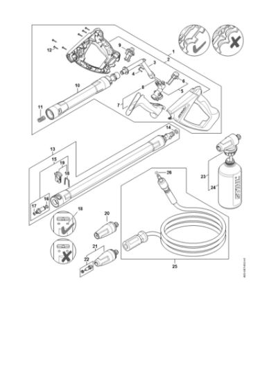 Imagen de Pistola, Tubo para pulverizar RE 120