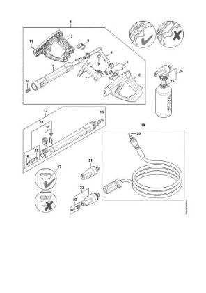 Imagen de Pistola, Tubo para pulverizar RE 120