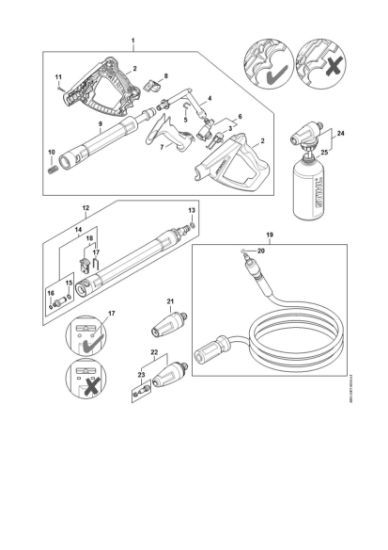 Imagen de Pistola, Tubo para pulverizar RE 120